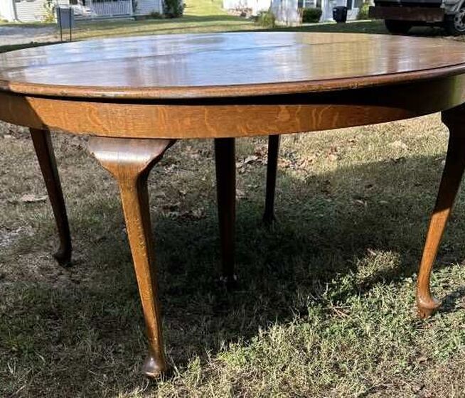 Antique Oak Table - Sold as Set